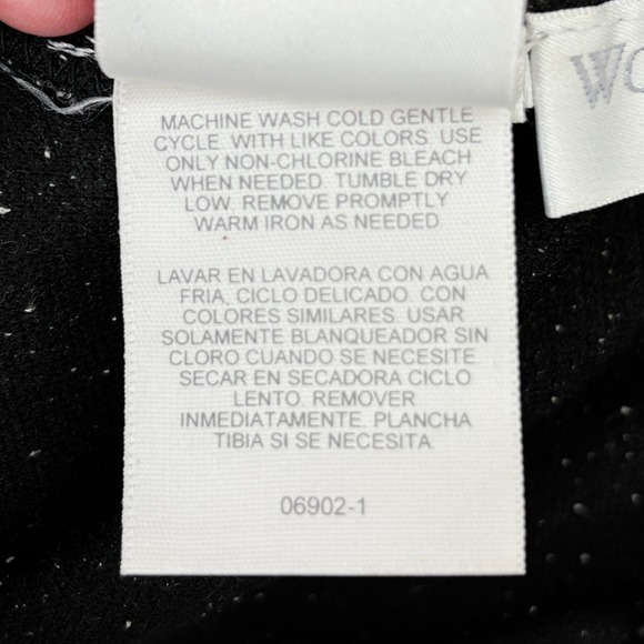 Vintage Worthington Knits Pencil Skirt M Tweed Dark Academia Minimalist Classic - Picture 8 of 8